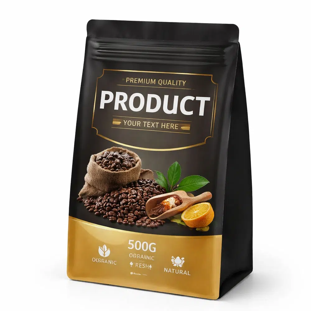 custom_Flat_Bottom_Pouch_with logo factory