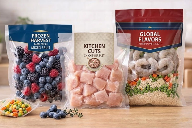 zen Foods Packaging with 3 side seal bags