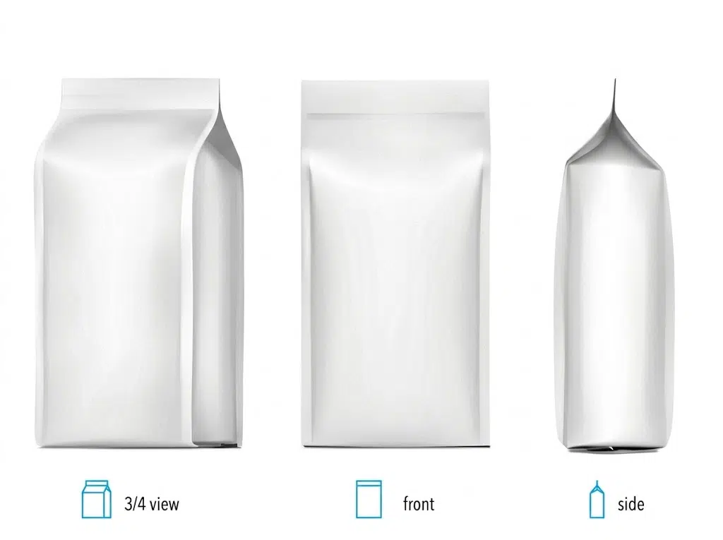 flat bottom pouch wholesale