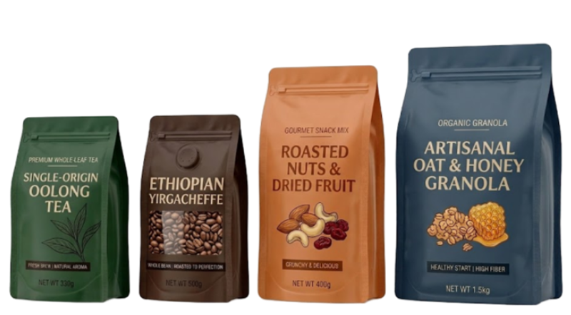 flat bottom zipper pouch