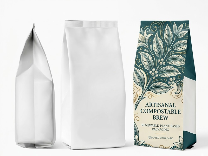 side gusset stand up pouches manufacturer