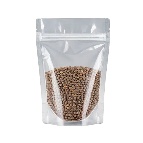 stand up pouch clear