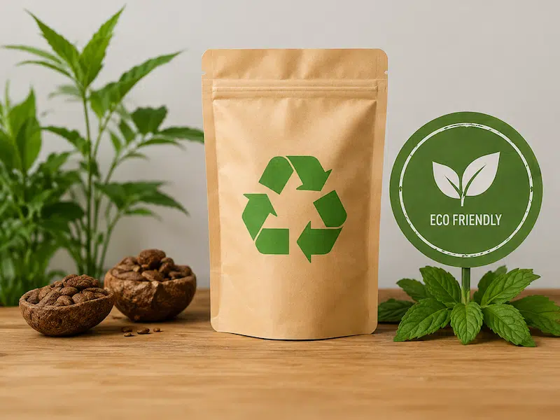 Eco-friendly kraft paper pouch