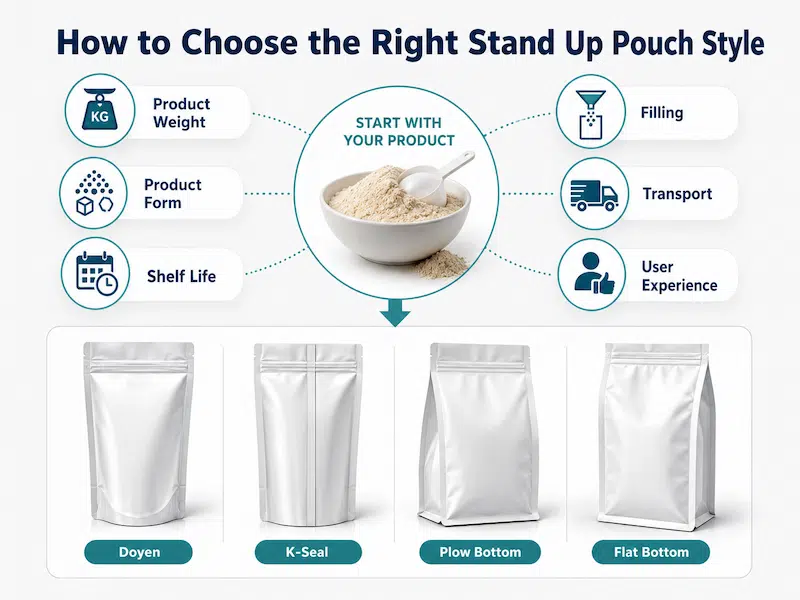 How to Choose the Right StandUp Pouch Style