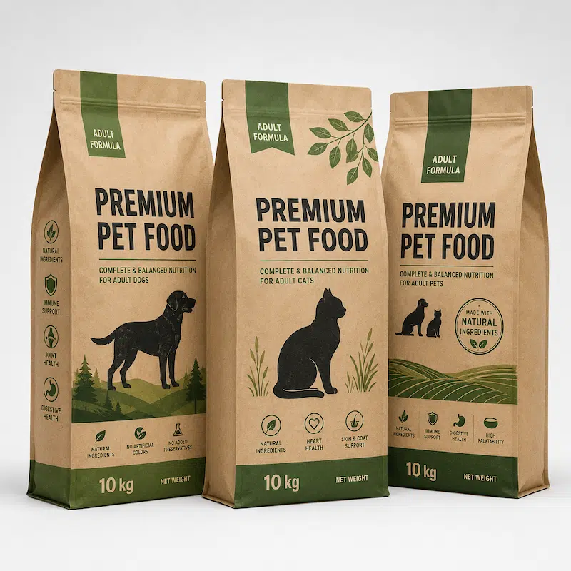 Kraft Paper Pet Food Bags