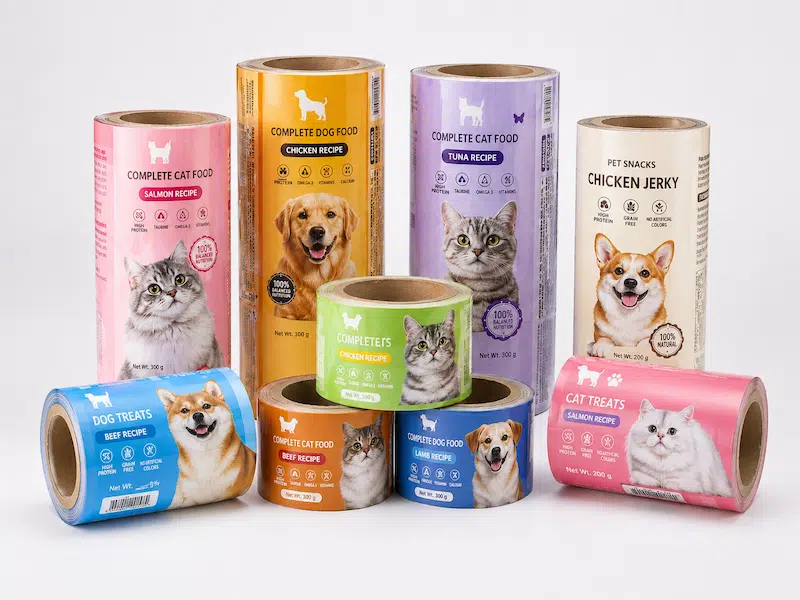 custom pet food roll stock film wholesale
