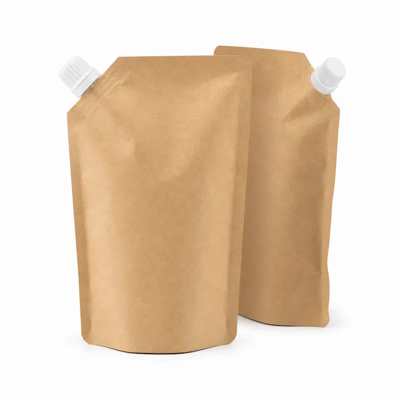 kraft paper spout pouch​