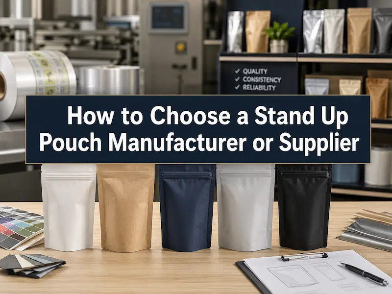 How to Choose a Stand Up Pouch Manufacturer or Supplier