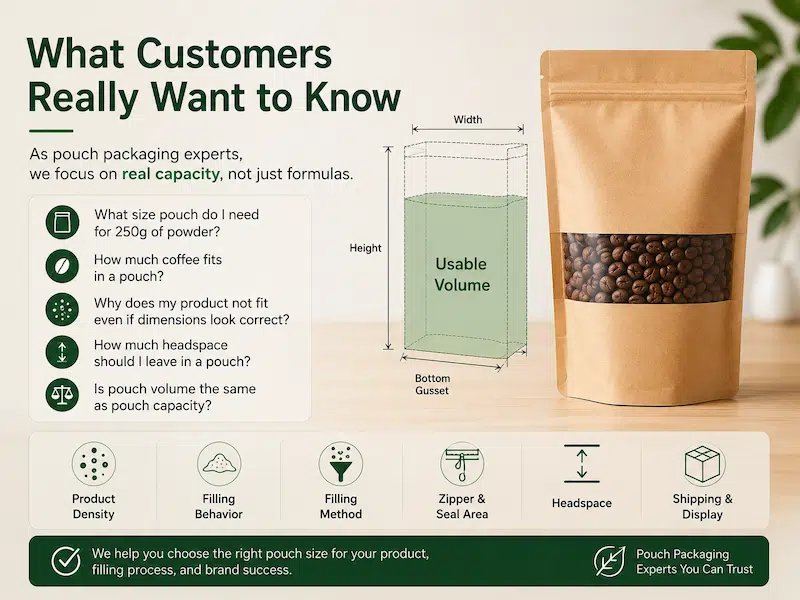 Real Capacity Matters More Than Pouch Dimensions