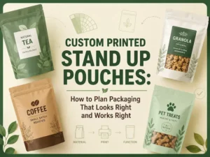 Guide for custom stand-up pouch packaging