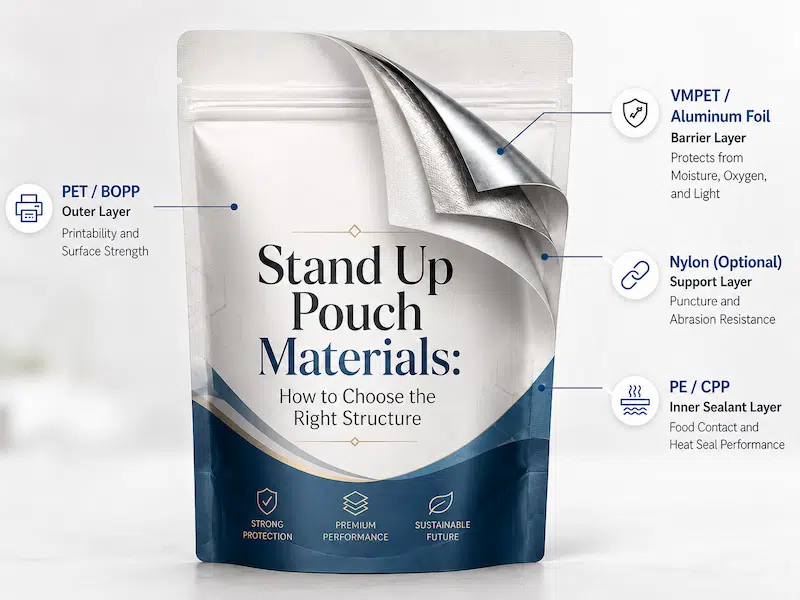 stand up pouch materials guide
