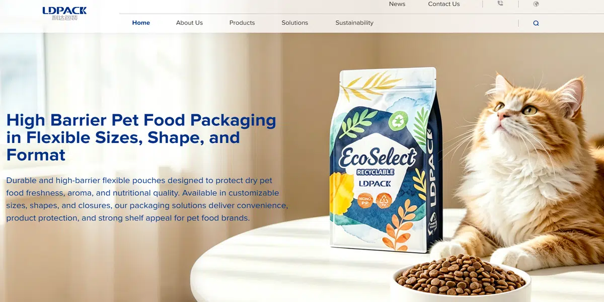 LD PACK custom high barrier stand up pouches