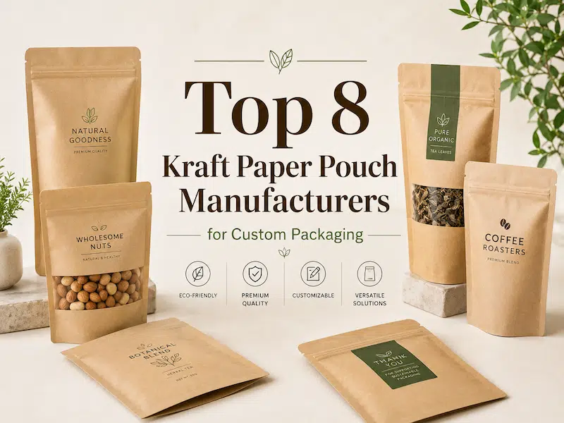 custom kraft paper pouch manufacturers